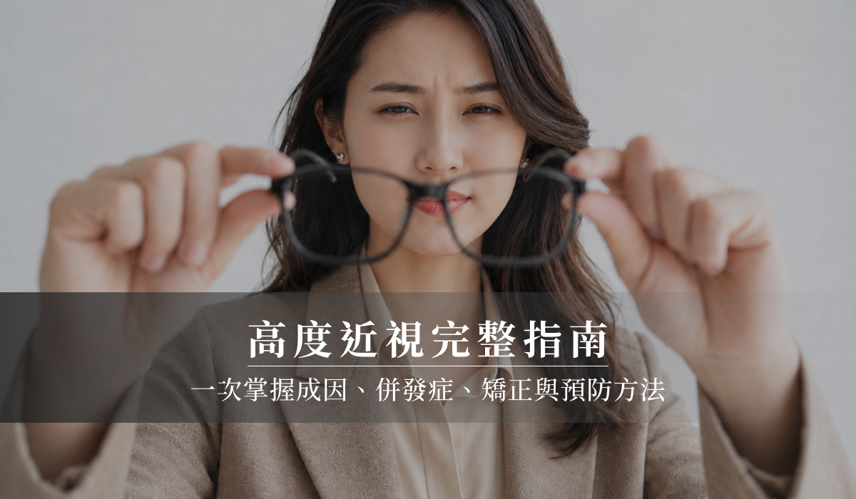 高度近視完整指南：一次掌握成因、併發症、矯正與預防方法